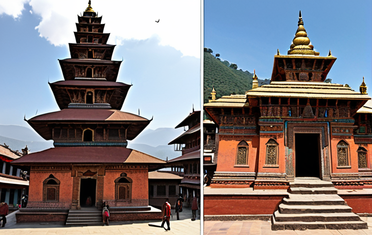 Okay, here are two image prompts based on the provided text about Kathmandu Valley's art and architecture: