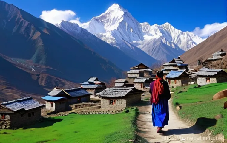 히말라야의 주요 산봉우리 비교 - **Prompt:** A determined male climber in mid-shot, fully equipped with modern mountaineering gear: a...
