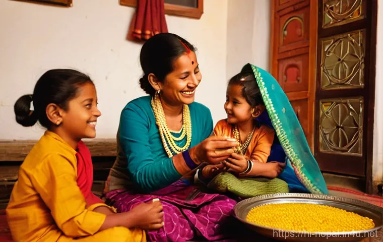 네팔의 특별한 의식과 종교 행사 - **Prompt for Kumari Devi:**
    "A majestic portrait of a young Nepalese Kumari Devi, approximately ...