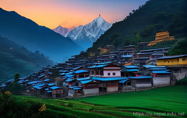 네팔의 독특한 자연 경관 - Here are three detailed image generation prompts in English, adhering to all the specified guideline...