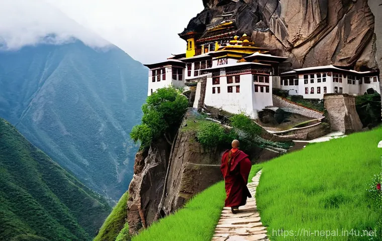 네팔 중국 국경 트레킹 루트 - **Prompt 1: Himalayan Majesty and Cultural Harmony**
    "A breathtaking panoramic view of the majes...